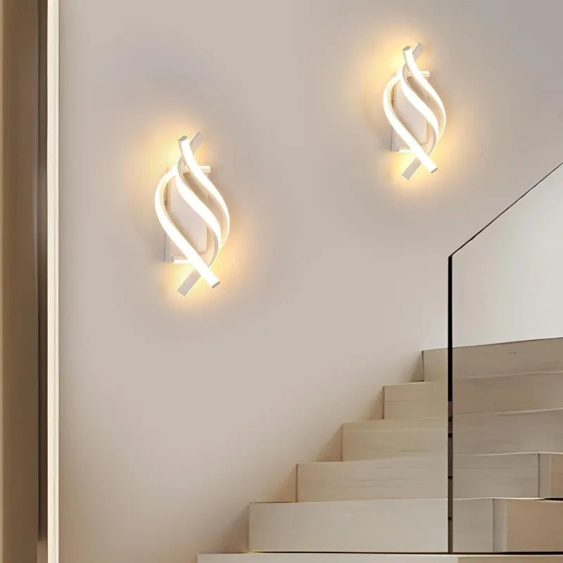 Modern LED Wall Light Interior Lighting Fixture For Bedroom Living Room Hallway Staircase Home Decor Led Lustre Wall Sconces