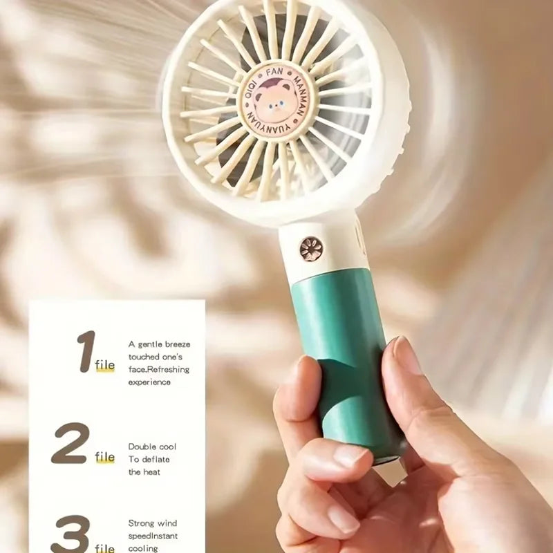Mini Fans Handheld Colling Portable Manual Powerful Small Packet Fans For Travel Office Outdoor Portable Personal Appliances