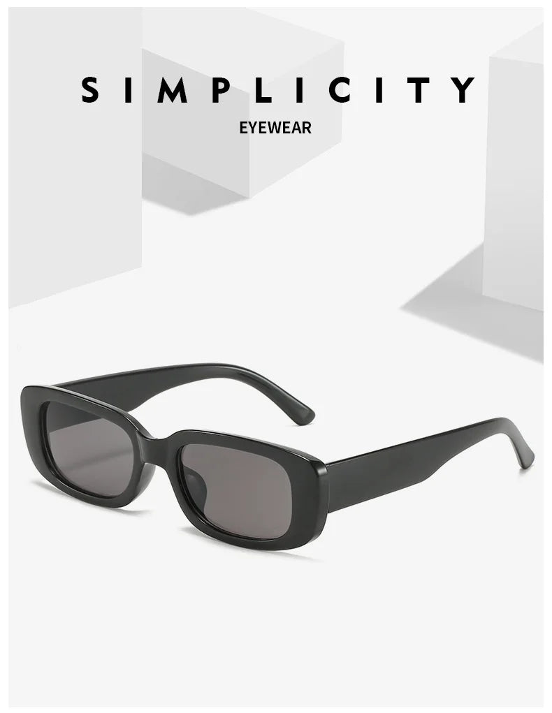 Square Sunglasses Women Rectangle Luxury Brand Designer Sun Glasses For Female Gradient Clear Small Lens Unisex Oculos De Sol