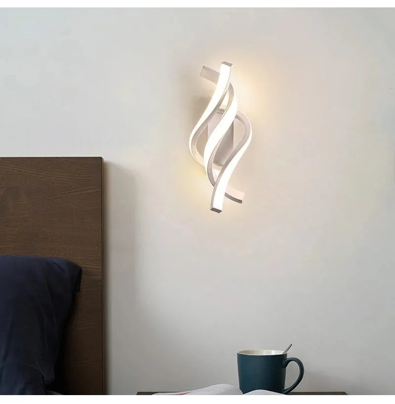 Modern LED Wall Light Interior Lighting Fixture For Bedroom Living Room Hallway Staircase Home Decor Led Lustre Wall Sconces