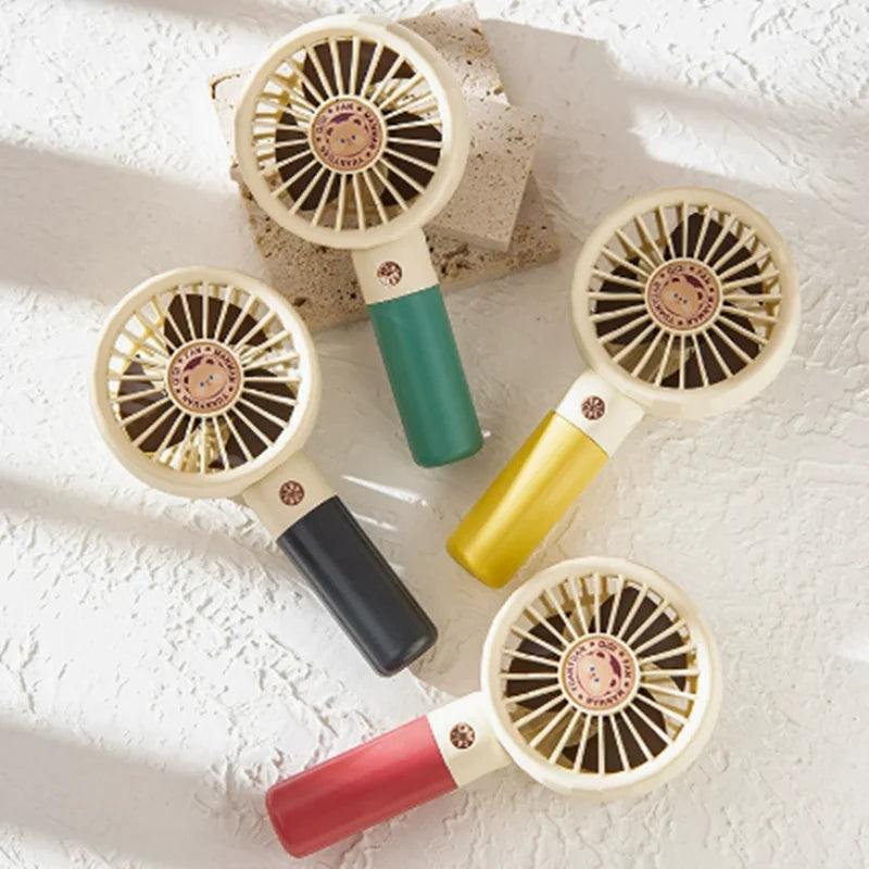 Mini Fans Handheld Colling Portable Manual Powerful Small Packet Fans For Travel Office Outdoor Portable Personal Appliances