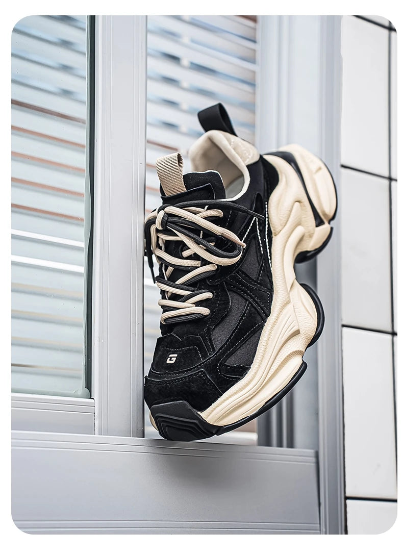 Male Sneakers Casual Sneaker Soft and Comfortable Sports and Leisure Shoes for Men Platform Sports Shoes Wear-resistant Fashion