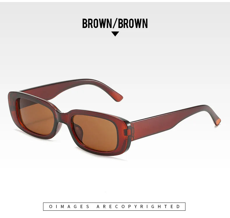 Square Sunglasses Women Rectangle Luxury Brand Designer Sun Glasses For Female Gradient Clear Small Lens Unisex Oculos De Sol