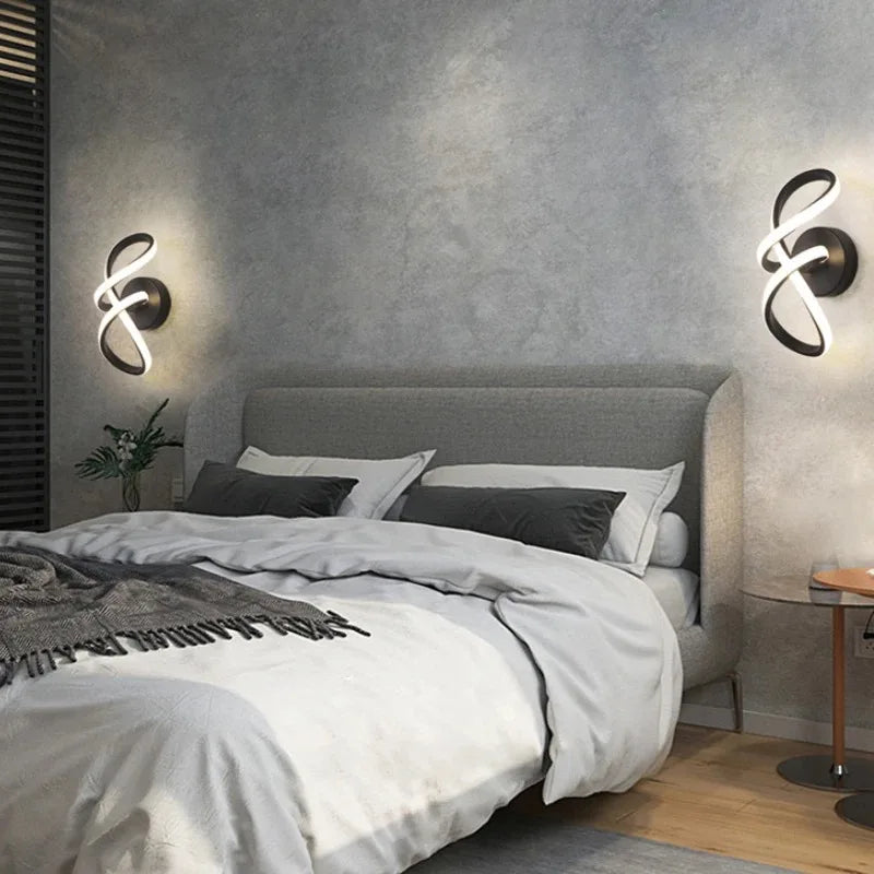 Modern LED Wall Light Interior Lighting Fixture For Bedroom Living Room Hallway Staircase Home Decor Led Lustre Wall Sconces