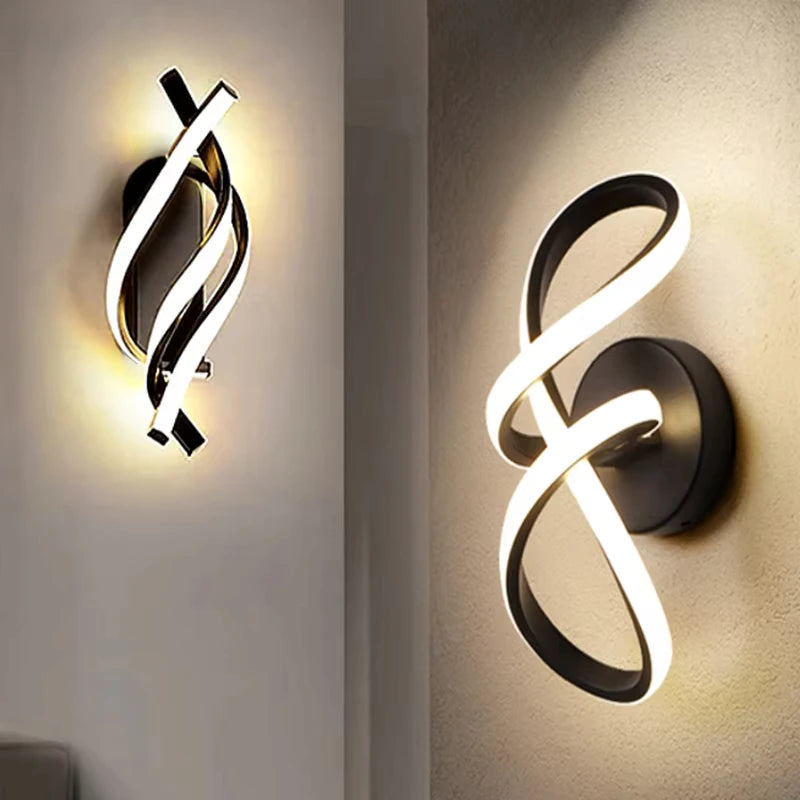 Modern LED Wall Light Interior Lighting Fixture For Bedroom Living Room Hallway Staircase Home Decor Led Lustre Wall Sconces