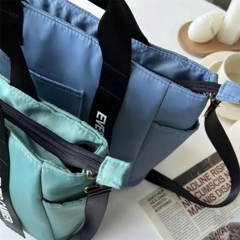 Canvas Tote Bag, Fashionable Single Handbag Shoulder Bag For women messenger Bag, Hand Carry Bag, Duffel Bag with Zipper Closure