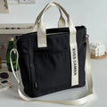 Canvas Tote Bag, Fashionable Single Handbag Shoulder Bag For women messenger Bag, Hand Carry Bag, Duffel Bag with Zipper Closure