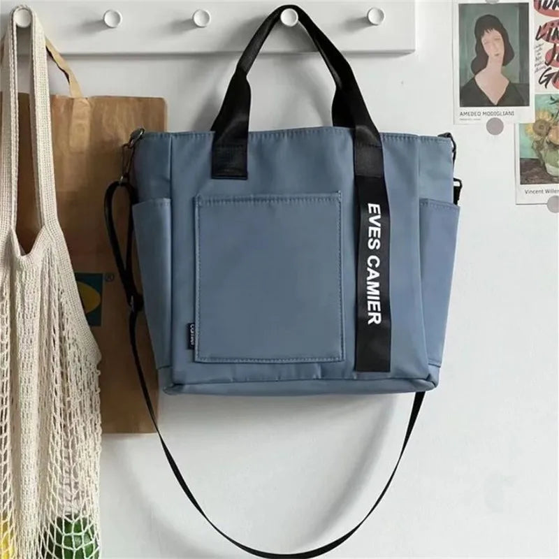 Canvas Tote Bag, Fashionable Single Handbag Shoulder Bag For women messenger Bag, Hand Carry Bag, Duffel Bag with Zipper Closure