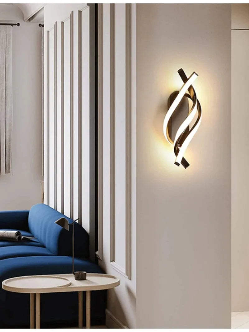 Modern LED Wall Light Interior Lighting Fixture For Bedroom Living Room Hallway Staircase Home Decor Led Lustre Wall Sconces