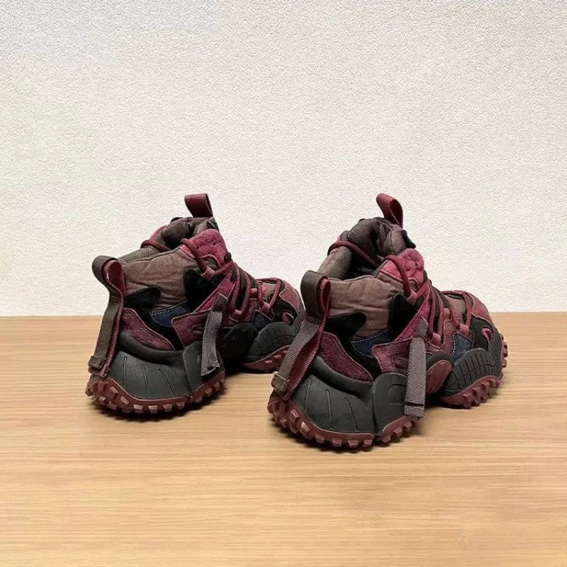 Sneakers for Men High-top Fashion Leather Casual Men's Sneakers High Quality Designer Running Platform Sneaker Zapatillas Hombre