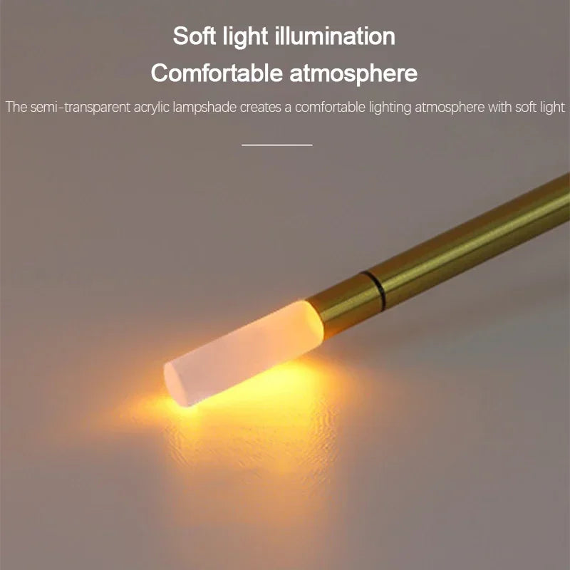 LED Candle Charging Restaurant Bar Lamp Desktop Decoration Atmosphere Touch Night Light Led Desk Lamps Candlelight Table Lamp