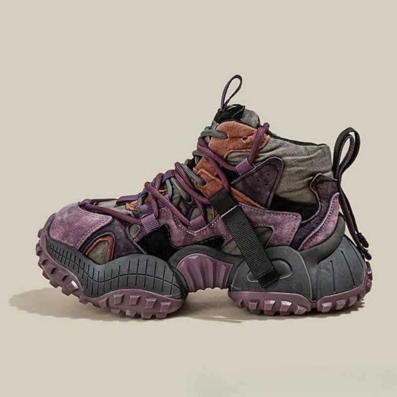 Sneakers for Men High-top Fashion Leather Casual Men's Sneakers High Quality Designer Running Platform Sneaker Zapatillas Hombre