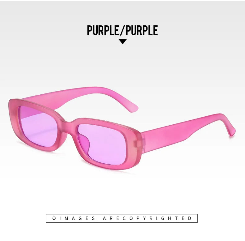 Square Sunglasses Women Rectangle Luxury Brand Designer Sun Glasses For Female Gradient Clear Small Lens Unisex Oculos De Sol