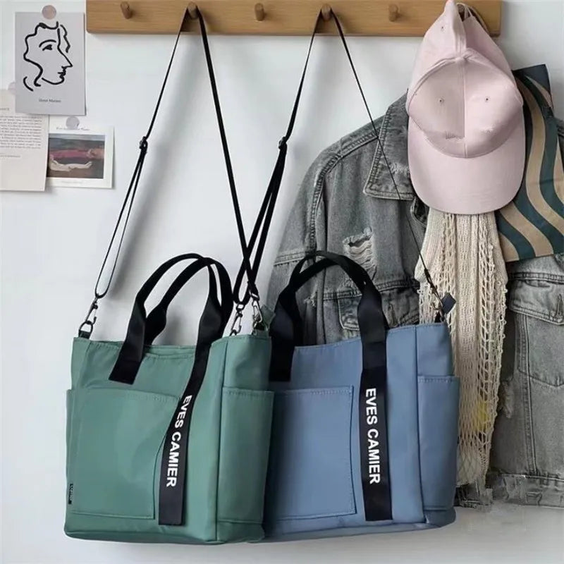 Canvas Tote Bag, Fashionable Single Handbag Shoulder Bag For women messenger Bag, Hand Carry Bag, Duffel Bag with Zipper Closure