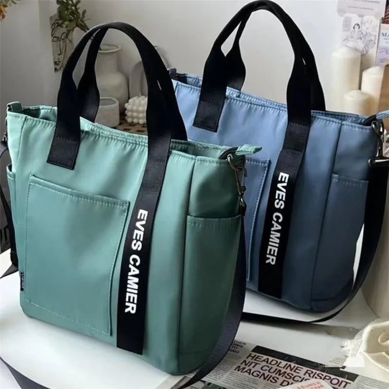 Canvas Tote Bag, Fashionable Single Handbag Shoulder Bag For women messenger Bag, Hand Carry Bag, Duffel Bag with Zipper Closure