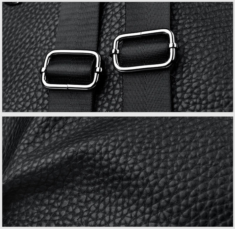 2025 Waterproof Leather Women Backpack Anti-theft Backpacks Shoulder Bags for Teenager Girls Large Capacity Travel School Bag