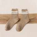 Men Socks 100 Cotton Fashion Black White Stripe Crew Mens Sock Sports High Skateboard Streetwear Happy Long Sox Short Crew Socks