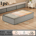 Large Under-Bed Storage Boxes,Stackable Durable Non-Woven Fabric Clothes Organizer Bins , for Bedroom Wardrobe Organization